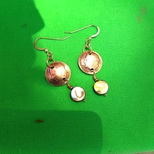 Silver earrings